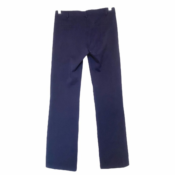 BETABRAND NAVY RAYON NYLON BOOTCUT FLARED STRETCH YOGA PANTS - M - Picture 3 of 8